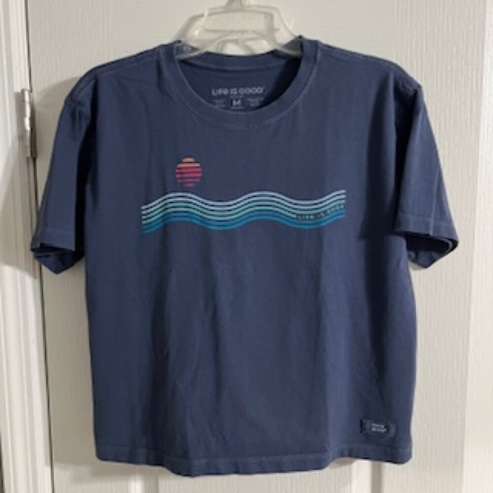 Life Is Good Women's Crusher Tee Shirt Medium